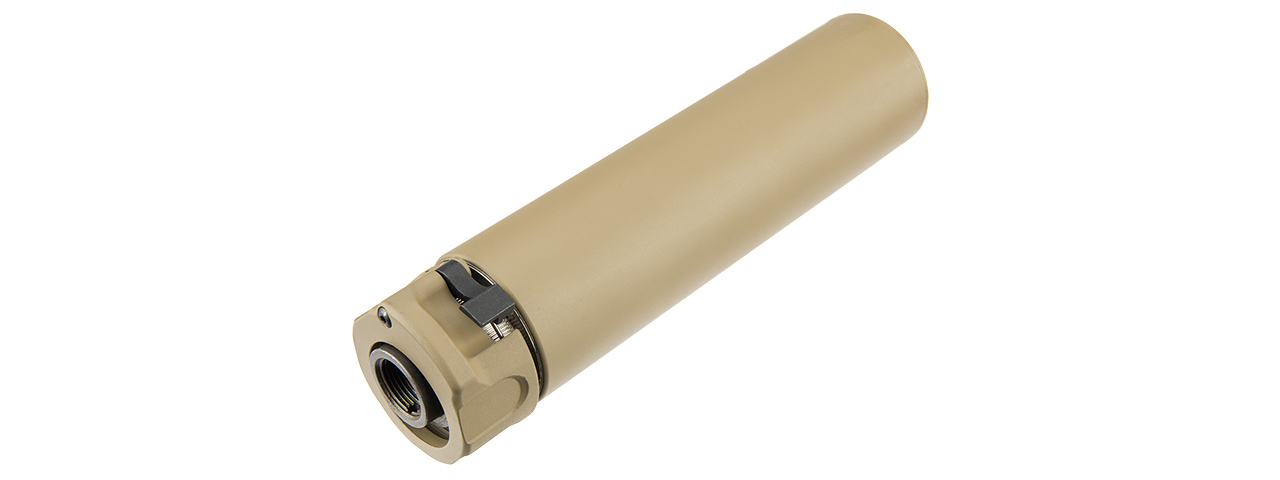 ATLAS CUSTOM WORKS FULL METAL SOCOM QD BARREL EXTENSION W/ FLASH HIDER (TAN)