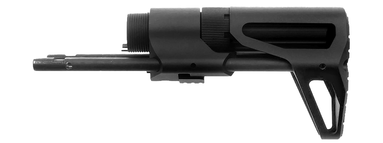 ATLAS CUSTOM WORKS M4/M16 GAS BLOWBACK COMPACT CARBINE STOCK (BLACK) - Click Image to Close