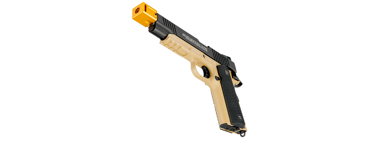 ATLAS CUSTOM WORKS AIRSOFT FULL METAL MICRO COMP FOR G SERIES (GOLD) - Click Image to Close
