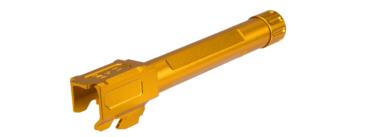 ATLAS CUSTOM WORKS G17 THREADED OUTER BARREL (GOLD) - Click Image to Close