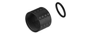 ATLAS CUSTOM WORKS DIPS FULL METAL -14MM CCW THREAD PROTECTOR (BLACK)