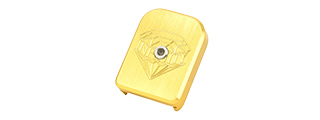 AIRSOFT MASTERPIECE SV INFINITY DIAMOND ALUMINUM MAGAZINE BASE FOR MARUI 5.1 (GOLD)
