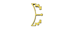AIRSOFT MASTERPIECE ALUMINUM PUZZLE FRONT CURVE LONG TRIGGER (GOLD)