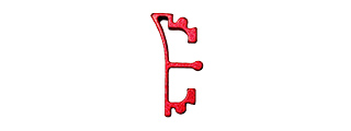 AIRSOFT MASTERPIECE ALUMINUM PUZZLE FRONT ENOS TRIGGER (RED)