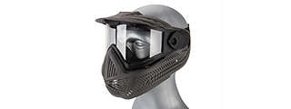 FULL FACE AIRSOFT MASK W/ A FULL ADJUSTABLE STRAP (GRAY)