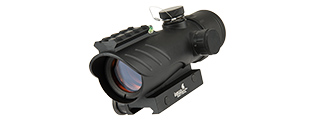 LANCER TACTICAL ENCLOSED RED DOT SIGHT W/ TOP OPTIC RAIL (BLACK)