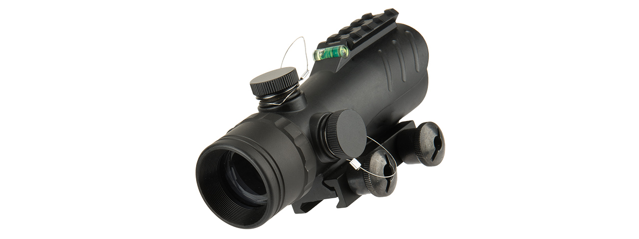 LANCER TACTICAL ENCLOSED RED DOT SIGHT W/ TOP OPTIC RAIL (BLACK)