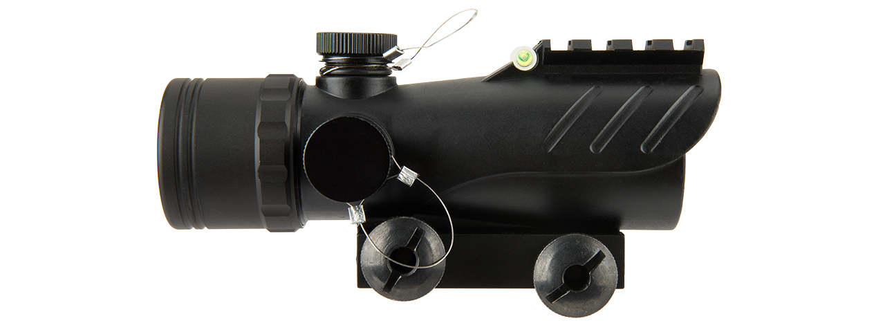 LANCER TACTICAL ENCLOSED RED DOT SIGHT W/ TOP OPTIC RAIL (BLACK)