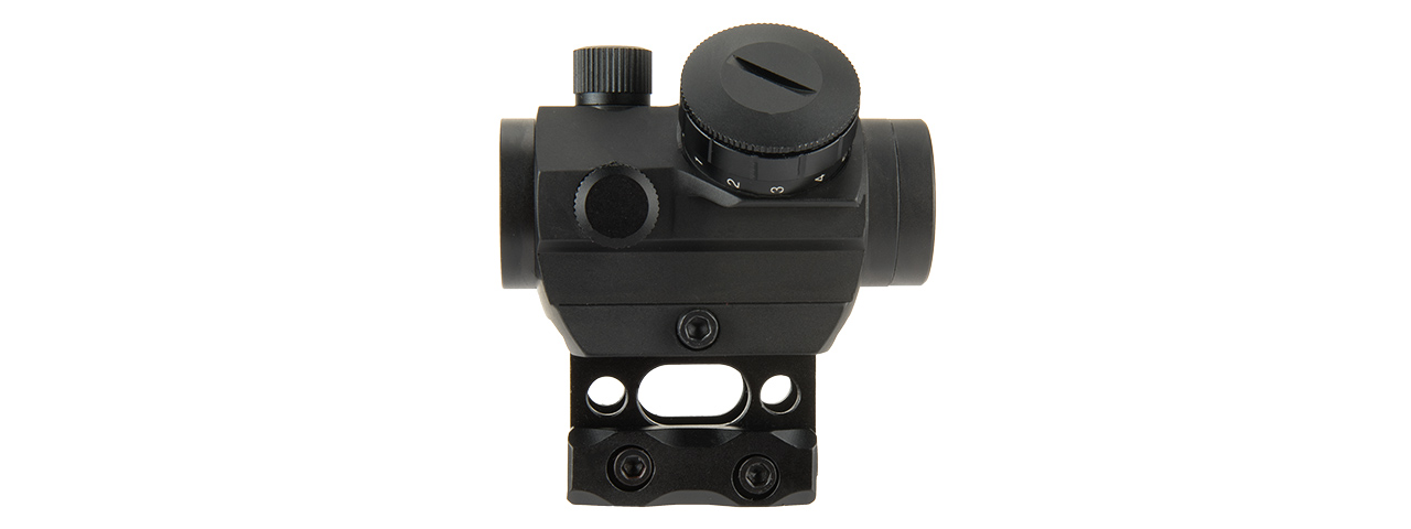 LANCER TACTICAL 1 X 30 MINI RED DOT SIGHT W/ PICATINNY RISER (BLACK)