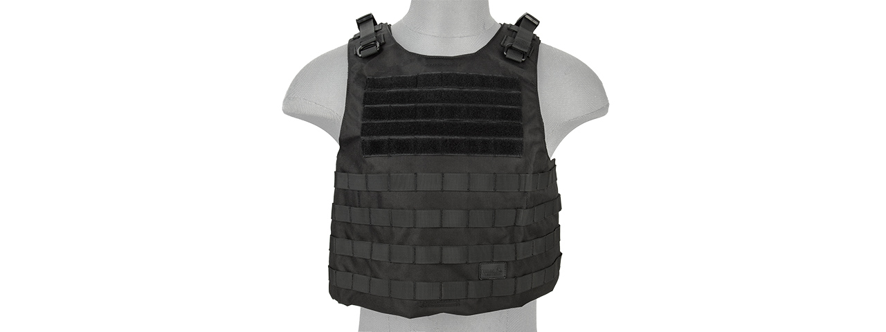 LANCER TACTICAL 1000D NYLON AAV STYLE PLATE CARRIER (BLACK)