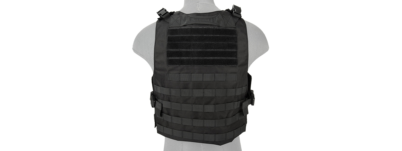 LANCER TACTICAL 1000D NYLON AAV STYLE PLATE CARRIER (BLACK)