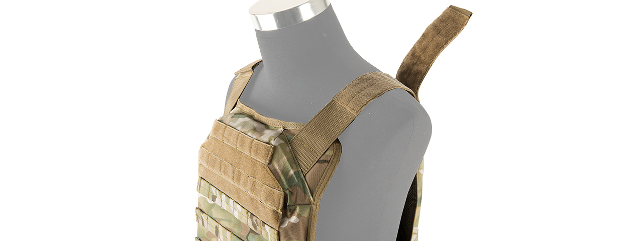 LANCER TACTICAL 1000D PRIMARY TACTICAL VEST w/ (PPC) (CAMO) - Click Image to Close