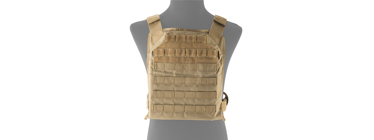 LANCER TACTICAL 1000D PRIMARY TACTICAL VEST (PPC) (TAN) - Click Image to Close