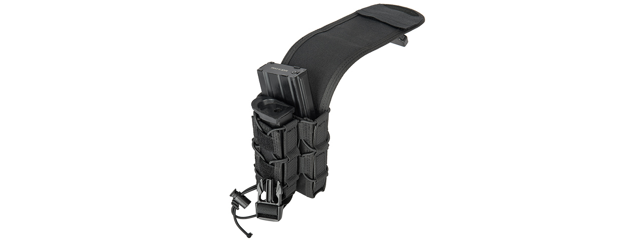 LANCER TACTICAL 1000D NYLON QD BUCKLE PISTOL/RIFLE MAG POUCH (BLACK) - Click Image to Close