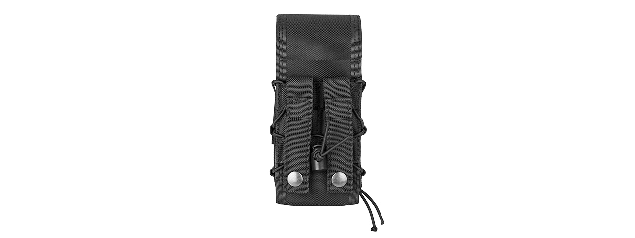 LANCER TACTICAL 1000D NYLON QD BUCKLE PISTOL/RIFLE MAG POUCH (BLACK) - Click Image to Close