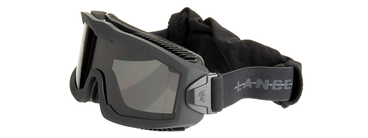 LANCER TACTICAL AERO PROTECTIVE BLACK AIRSOFT GOGGLES (SMOKE/YELLOW/CLEAR LENS) - Click Image to Close