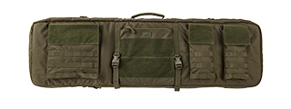 LANCER TACTICAL 1000D NYLON 3-WAY CARRY 43" DOUBLE RIFLE GUN BAG (OD GREEN)