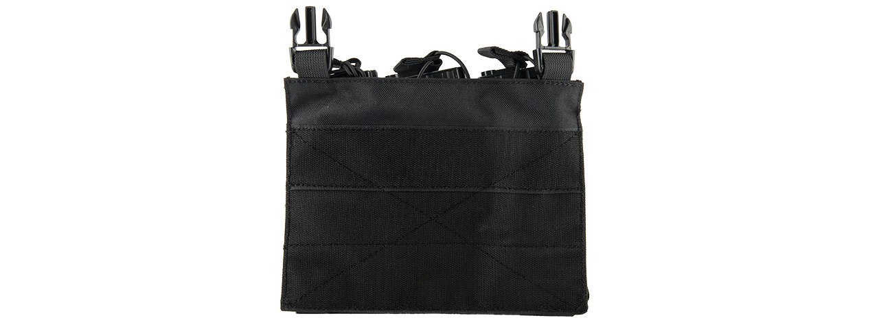 LANCER TACTICAL ADAPTIVE HOOK AND LOOP TRIPLE DUAL MAG POUCH (BLACK) - Click Image to Close