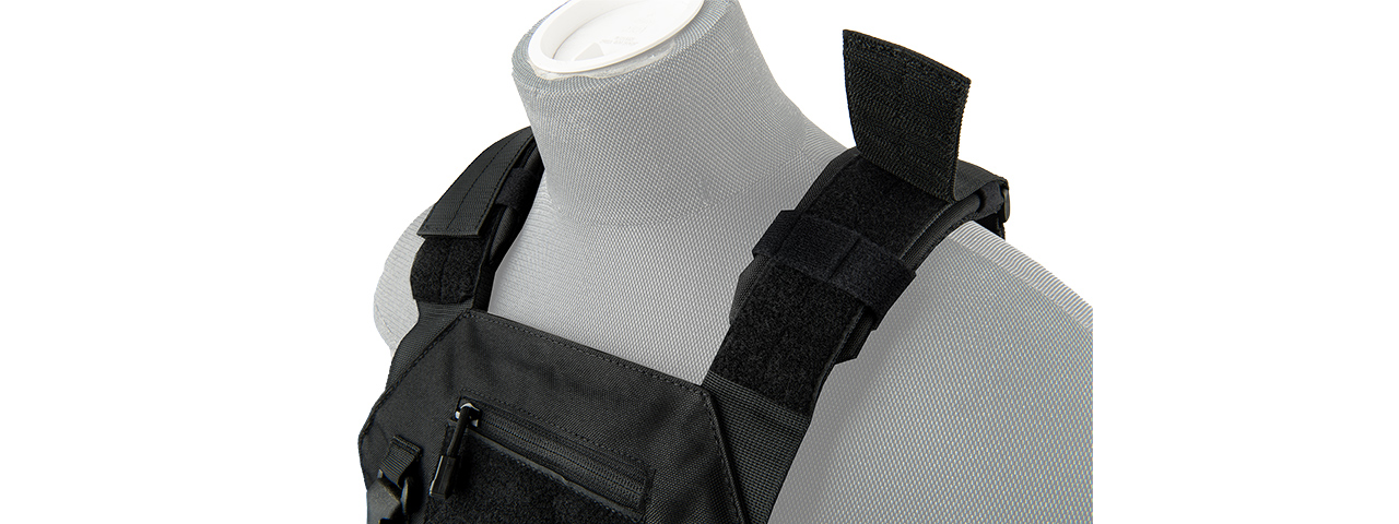 LANCER TACTICAL SPEEDSTER ADAPTIVE TACTICAL VEST (BLACK) - Click Image to Close