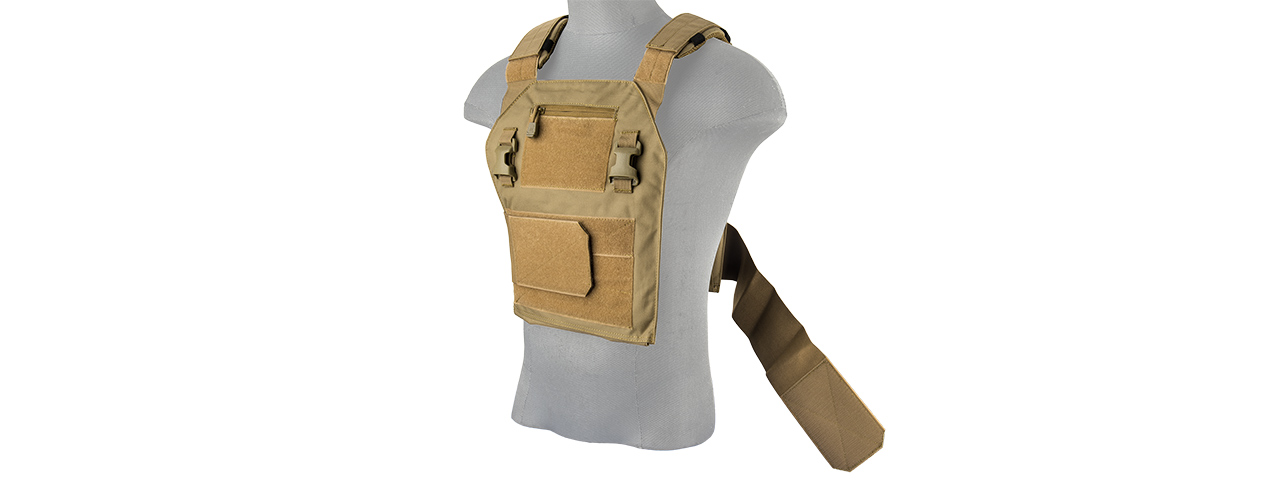 LANCER TACTICAL SPEEDSTER ADAPTIVE TACTICAL VEST (TAN)