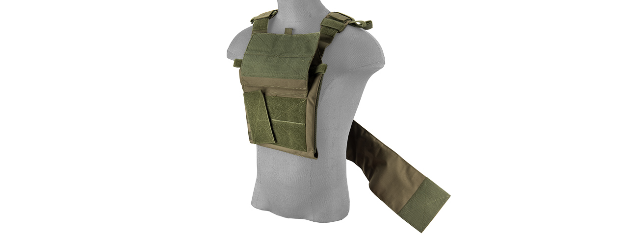 LANCER TACTICAL ASSAULT RECON PLATE CARRIER (OD GREEN) - Click Image to Close