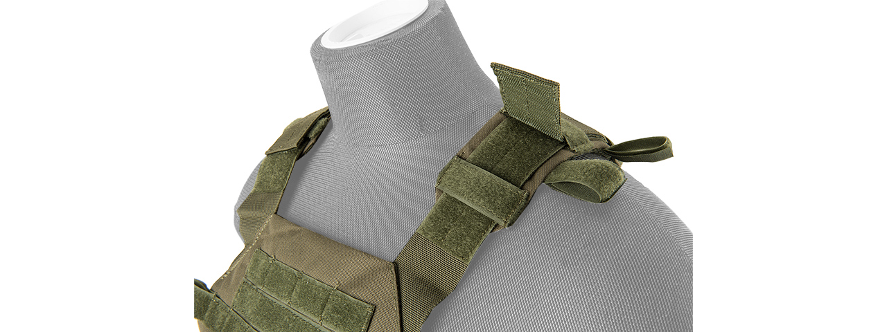 LANCER TACTICAL ASSAULT RECON PLATE CARRIER (OD GREEN) - Click Image to Close