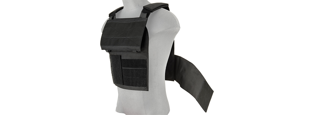 LANCER TACTICAL BUCKLE UP VERSION AIRSOFT TACTICAL VEST (BLACK) - Click Image to Close