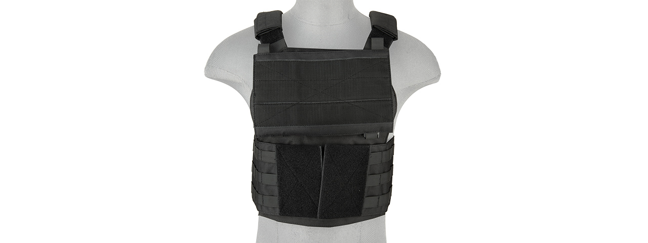 LANCER TACTICAL BUCKLE UP VERSION AIRSOFT TACTICAL VEST (BLACK) - Click Image to Close