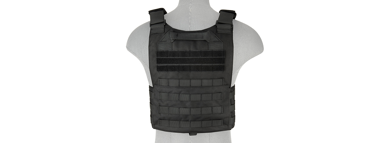 LANCER TACTICAL BUCKLE UP VERSION AIRSOFT TACTICAL VEST (BLACK)