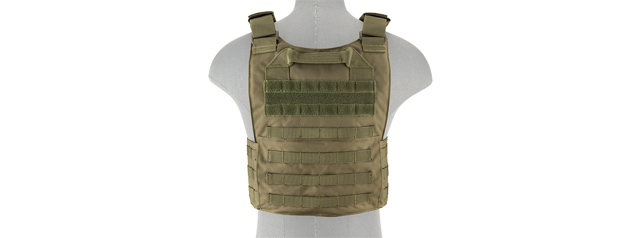 LANCER TACTICAL BUCKLE UP VERSION AIRSOFT PLATE CARRIER (OD GREEN)