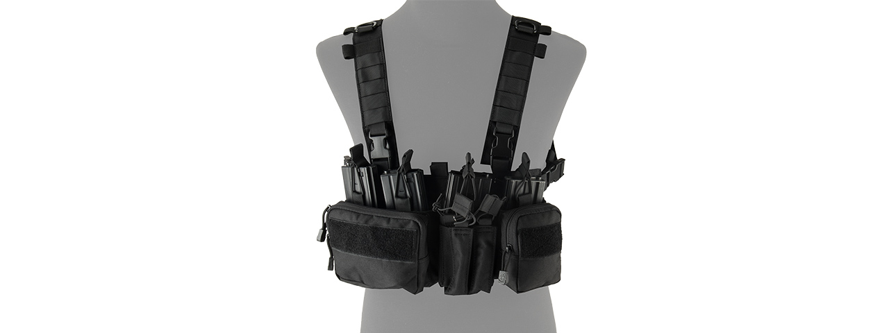 LANCER TACTICAL ADAPTIVE SNIPER CHEST RIG (BLACK)