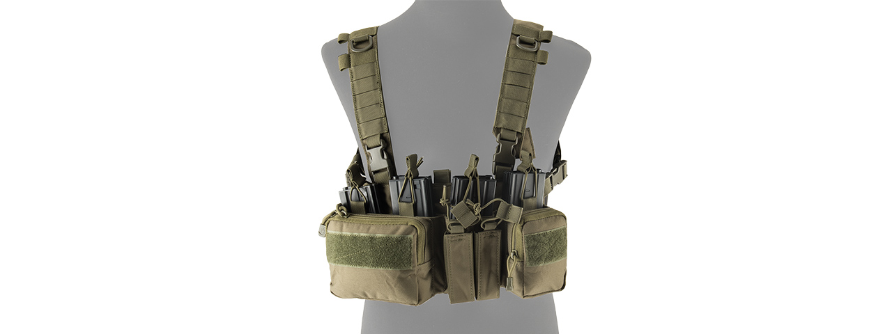 LANCER TACTICAL ADAPTIVE SNIPER CHEST RIG (OD GREEN)