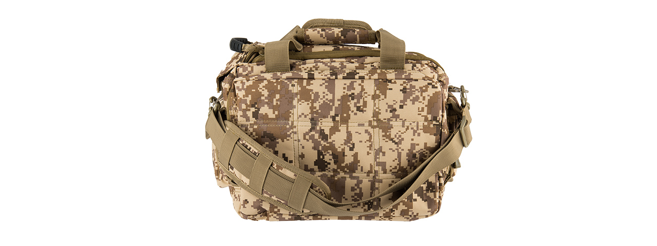 LANCER TACTICAL 1000D POLYESTER SMALL RANGE MOLLE BAG (DESERT DIGITAL) - Click Image to Close