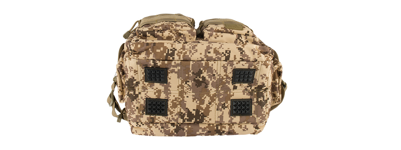 LANCER TACTICAL 1000D POLYESTER SMALL RANGE MOLLE BAG (DESERT DIGITAL)