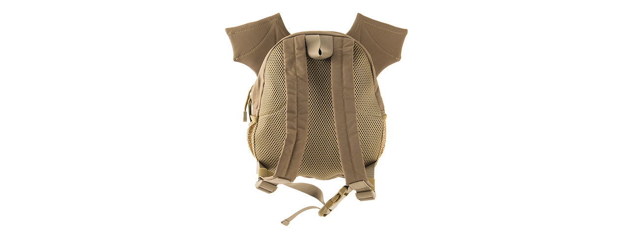 LANCER TACTICAL 1000D NYLON TACTICAL BAT WING BACKPACK - MEDIUM (TAN) - Click Image to Close