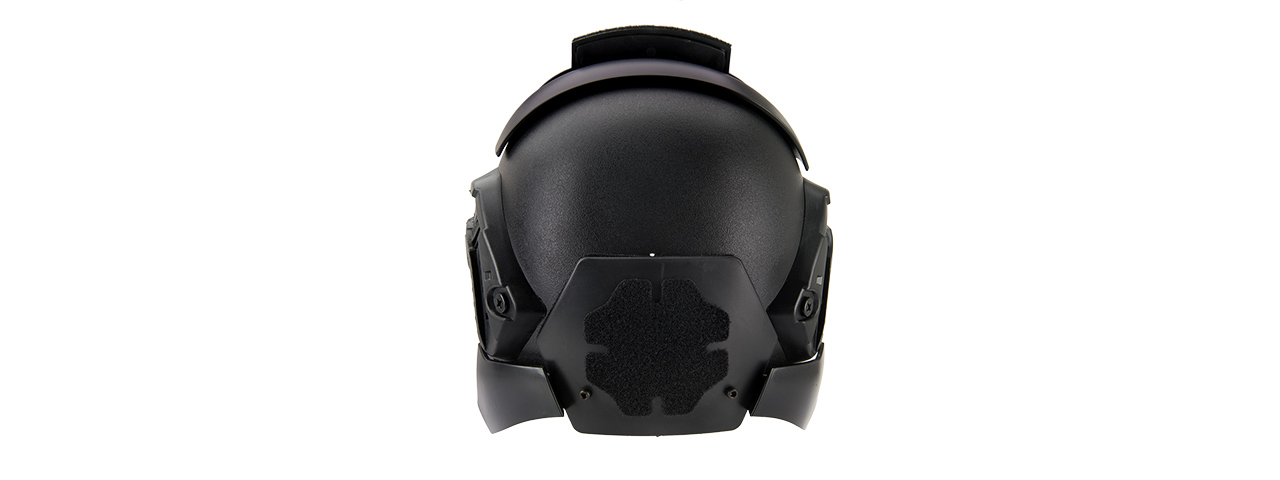 Interstellar Battle Trooper Full Face Airsoft Helmet (BLACK)