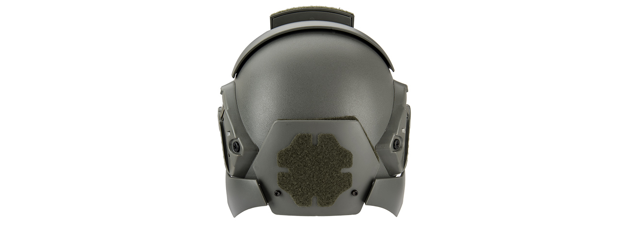 Interstellar Battle Trooper Full Face Airsoft Helmet (FOLIAGE GREEN) - Click Image to Close