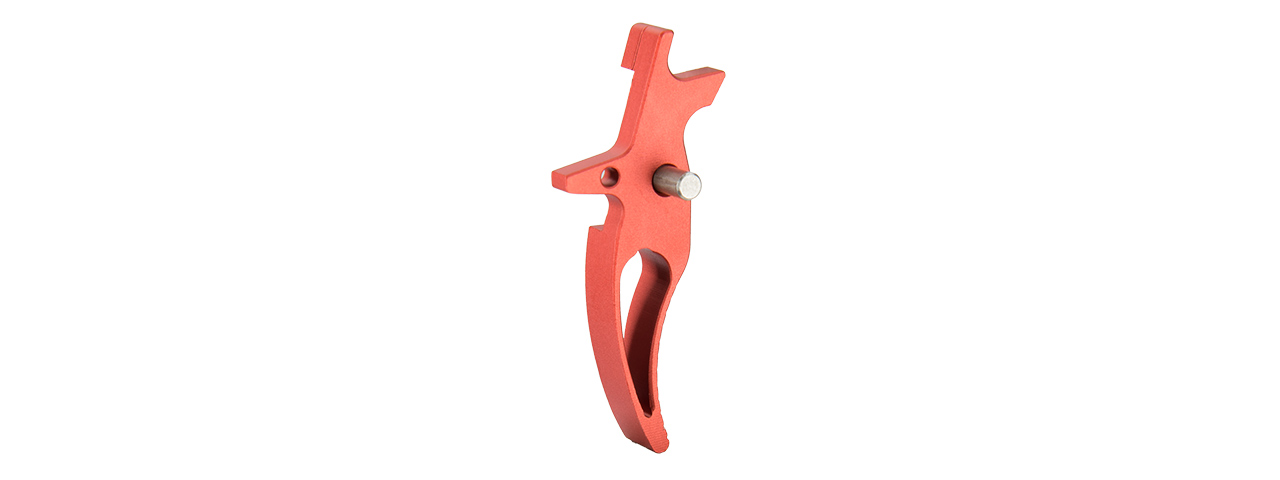 Lancer Tactical Skeletonized Curved AEG Trigger (RED) - Click Image to Close