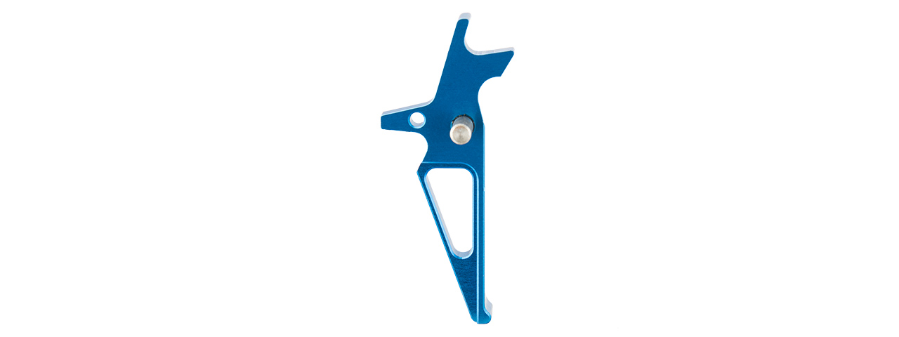 Lancer Tactical Flat Skeletonized AEG Trigger (BLUE) - Click Image to Close