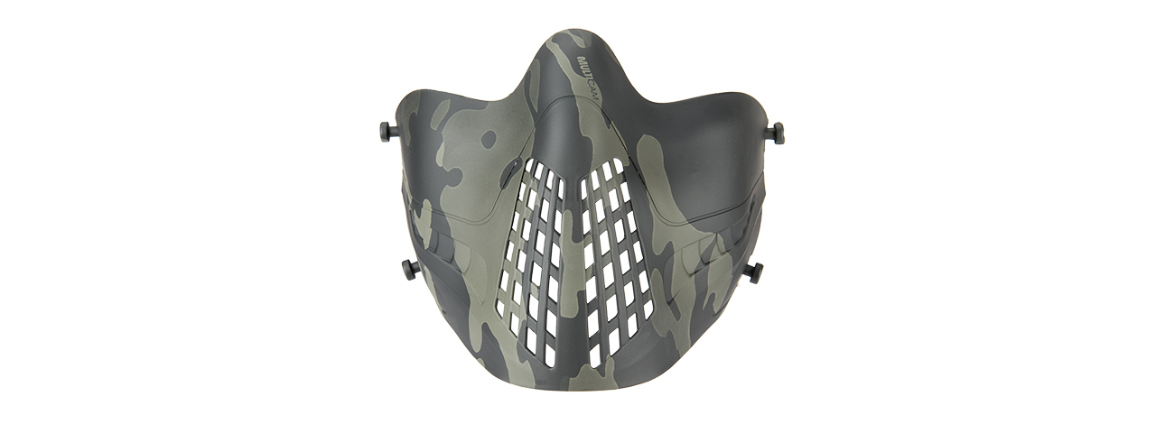Lower Attack Face protection (CAMO BLACK) - Click Image to Close