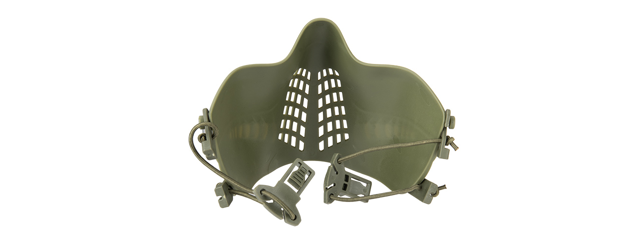 Lower Attack Face Protection (OD GREEN) - Click Image to Close