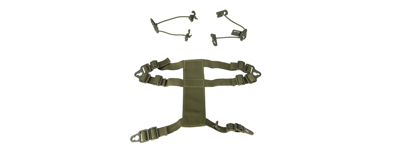 Lower Attack Face Protection (OD GREEN) - Click Image to Close