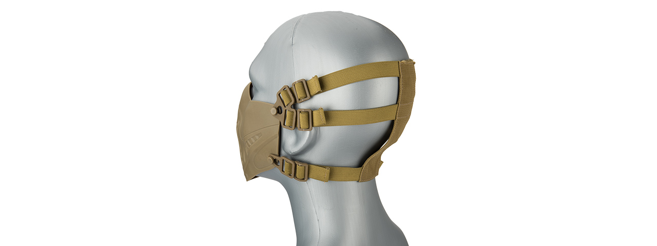 Lower Attack Face Protection (TAN) - Click Image to Close