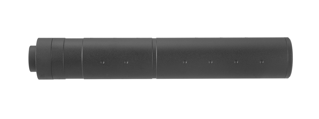 Lancer Tactical 195mm Aluminum Dot Mock Suppressor (Black)