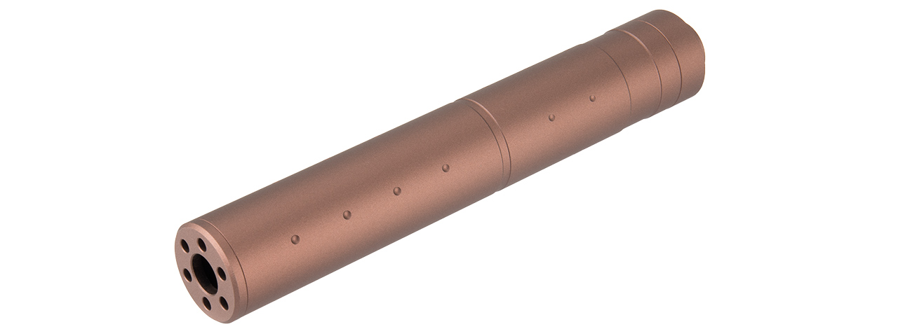 Lancer Tactical 195mm Aluminum Dot Mock Suppressor (Coyote Brown)