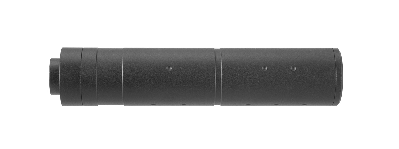 LANCER TACTICAL 155MM ALUMINUM DOT MOCK SUPPRESSOR (BLACK) - Click Image to Close