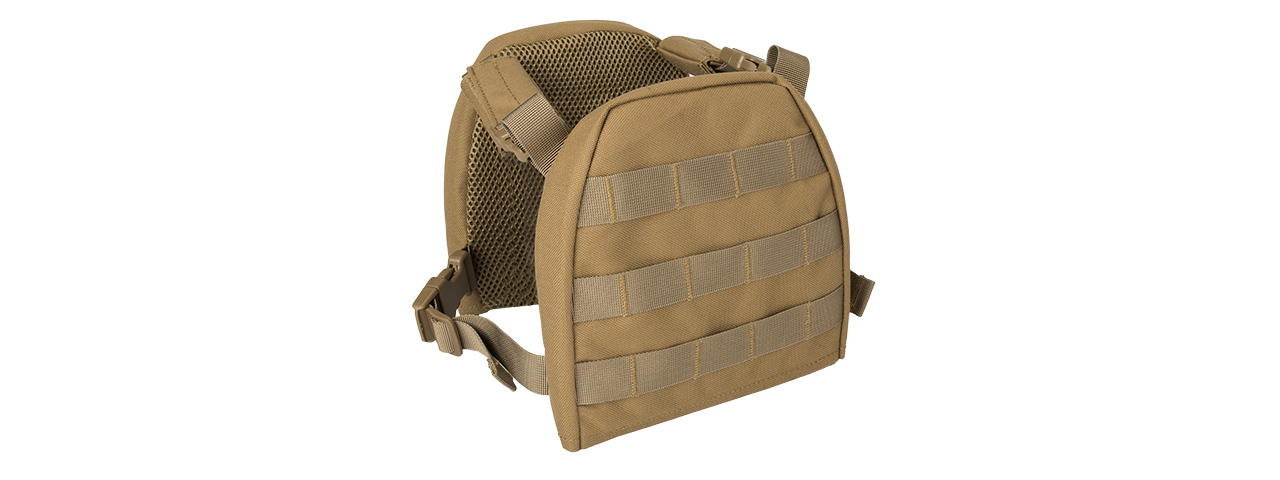 LANCER TACTICAL 1000D NYLON CHILDREN'S TACTICAL MOLLE VEST W/ BATTLE BELT [SMALL] (TAN)