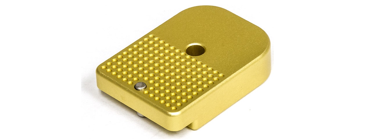 COWCOW DOTTAC ALUMINUM MAGAZINE BASE (GOLD)