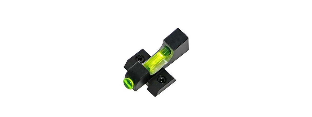 COWCOW FIBER OPTIC TRINITY ALUMINUM FRONT SIGHT (GREEN) - Click Image to Close