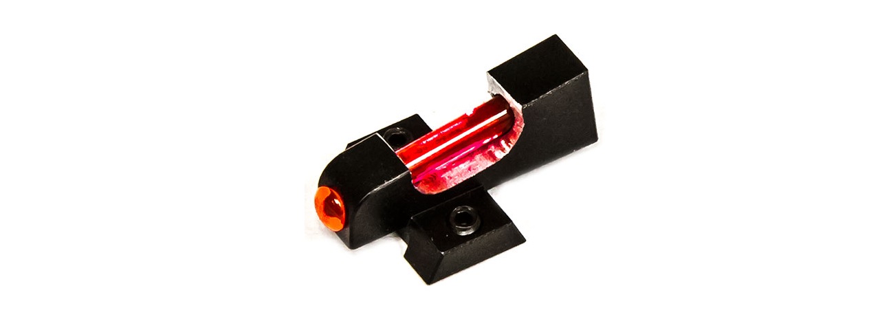 COWCOW FIBER OPTIC TRINITY ALUMINUM FRONT SIGHT (RED)